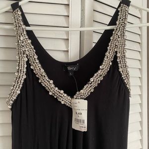 A line evening dress